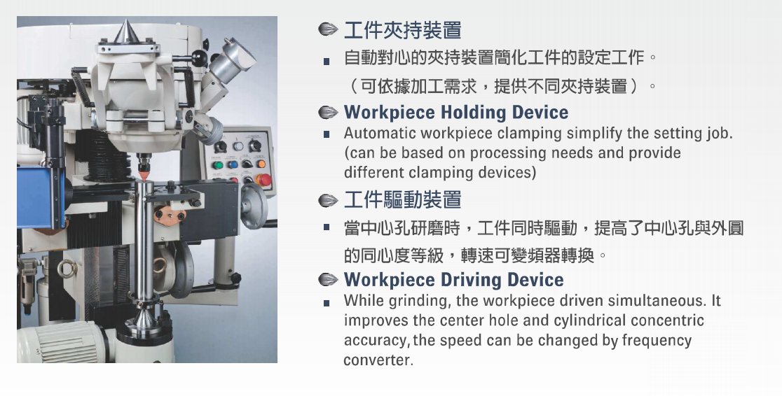 中心孔研磨機